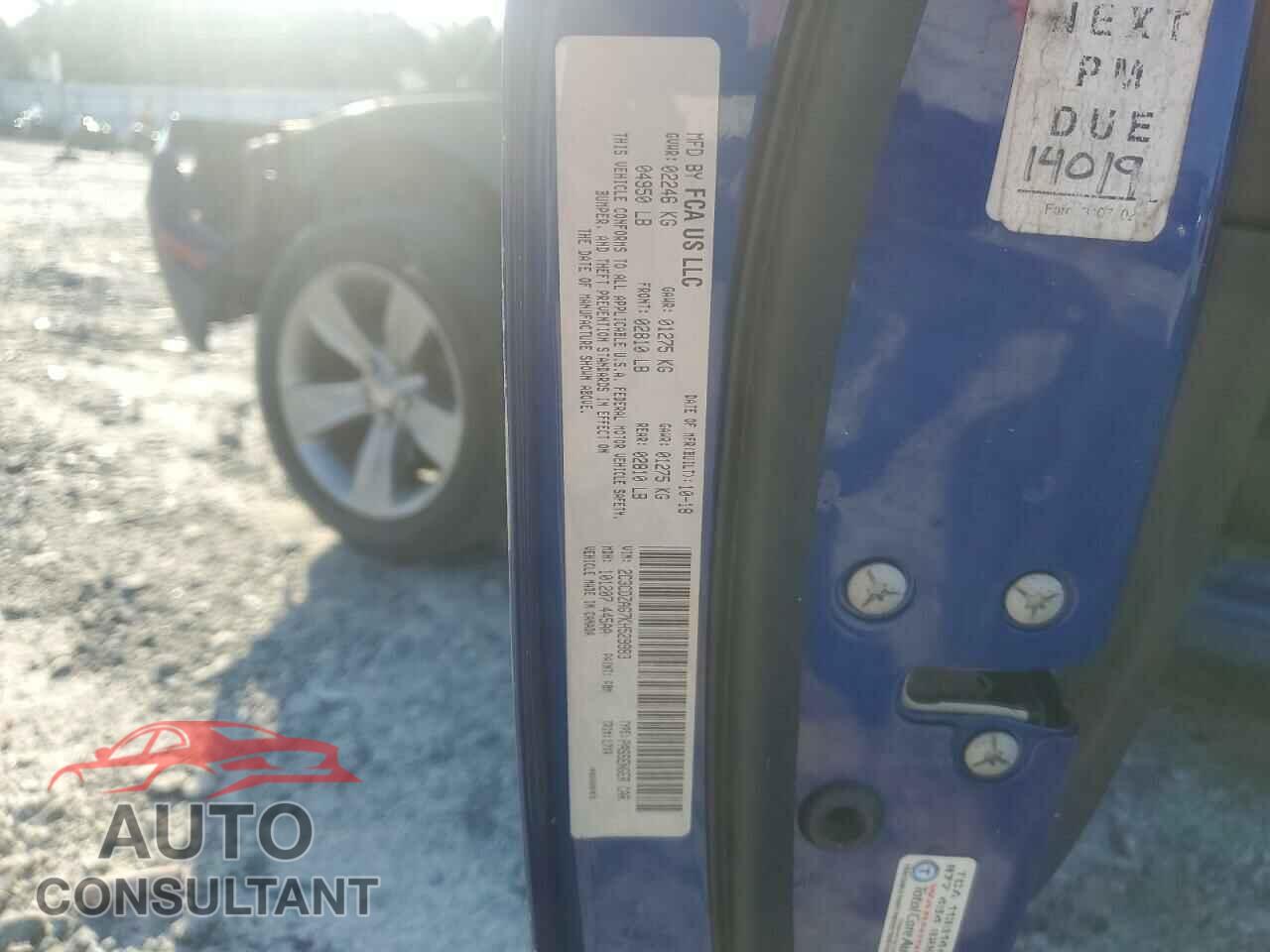 DODGE CHALLENGER 2019 - 2C3CDZAG7KH529983