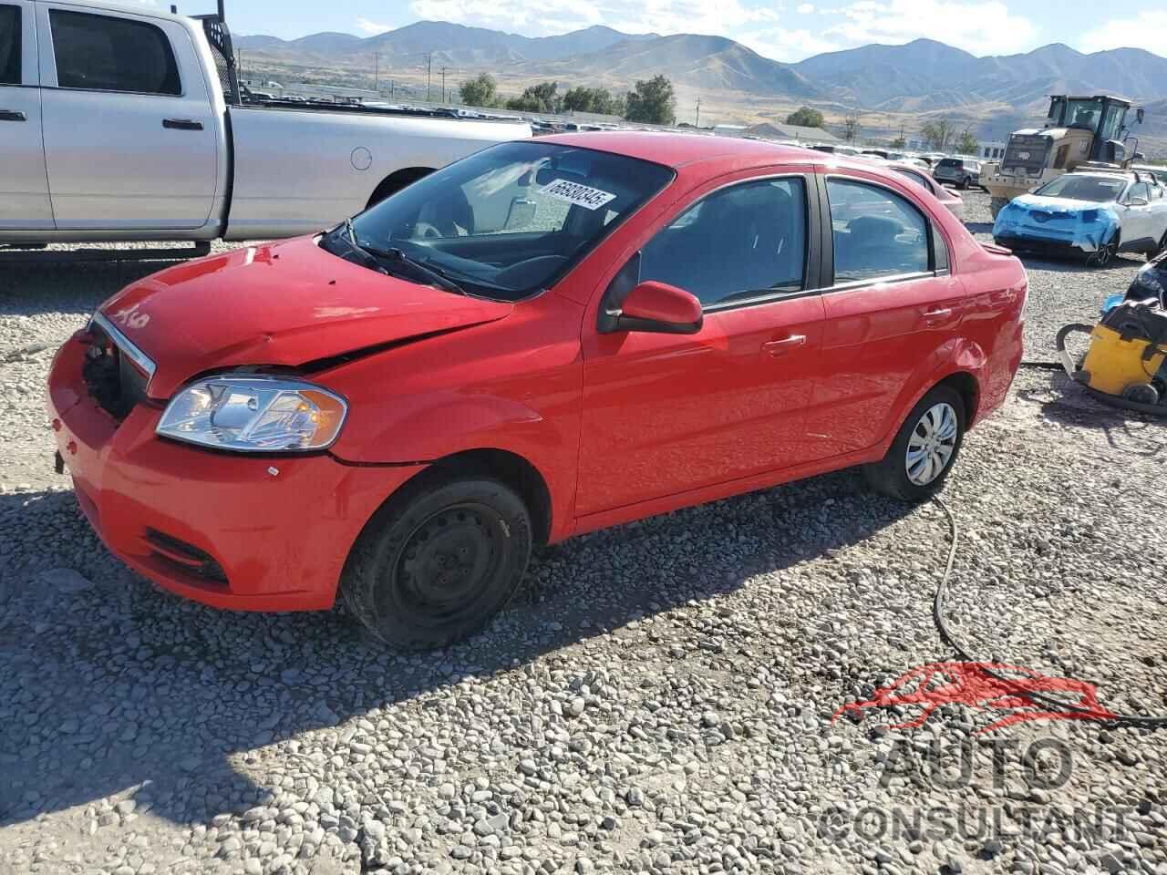 CHEVROLET AVEO 2010 - KL1TD5DE9AB126570