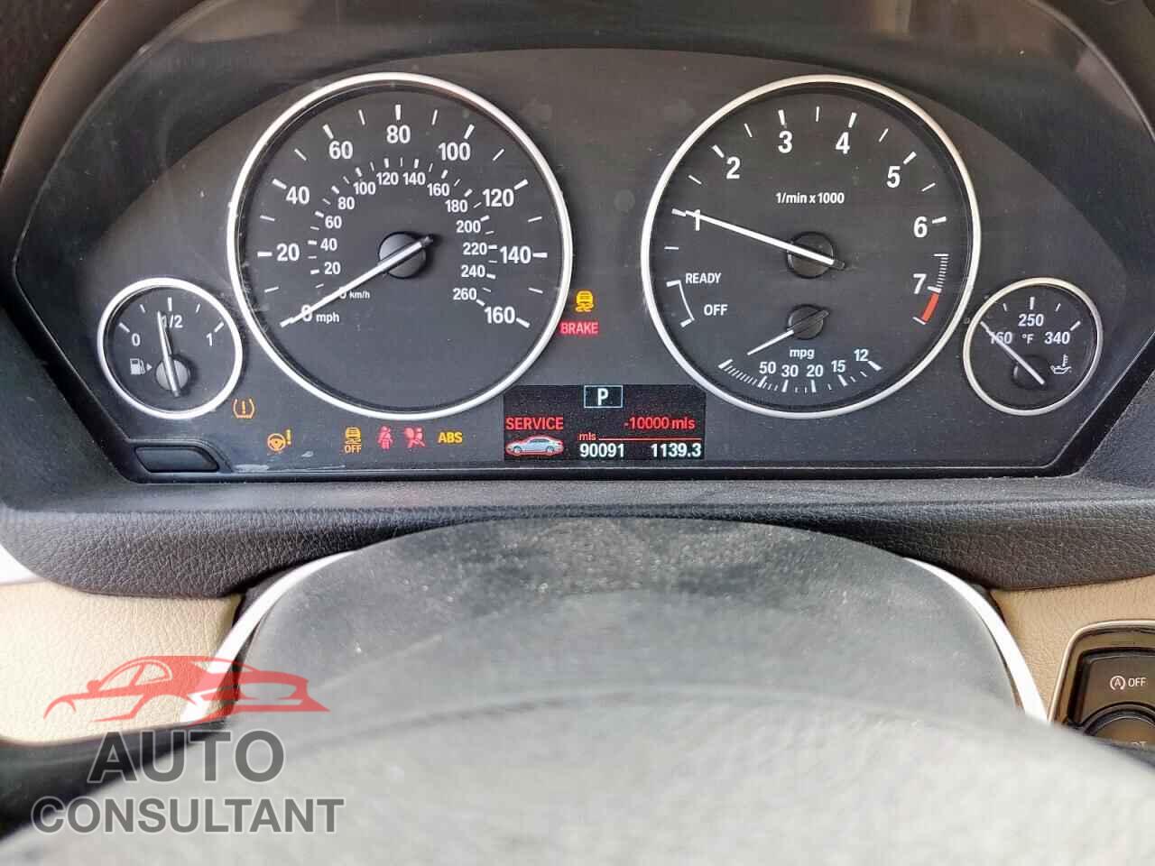 BMW 3 SERIES 2013 - WBA3B5C53DF597060