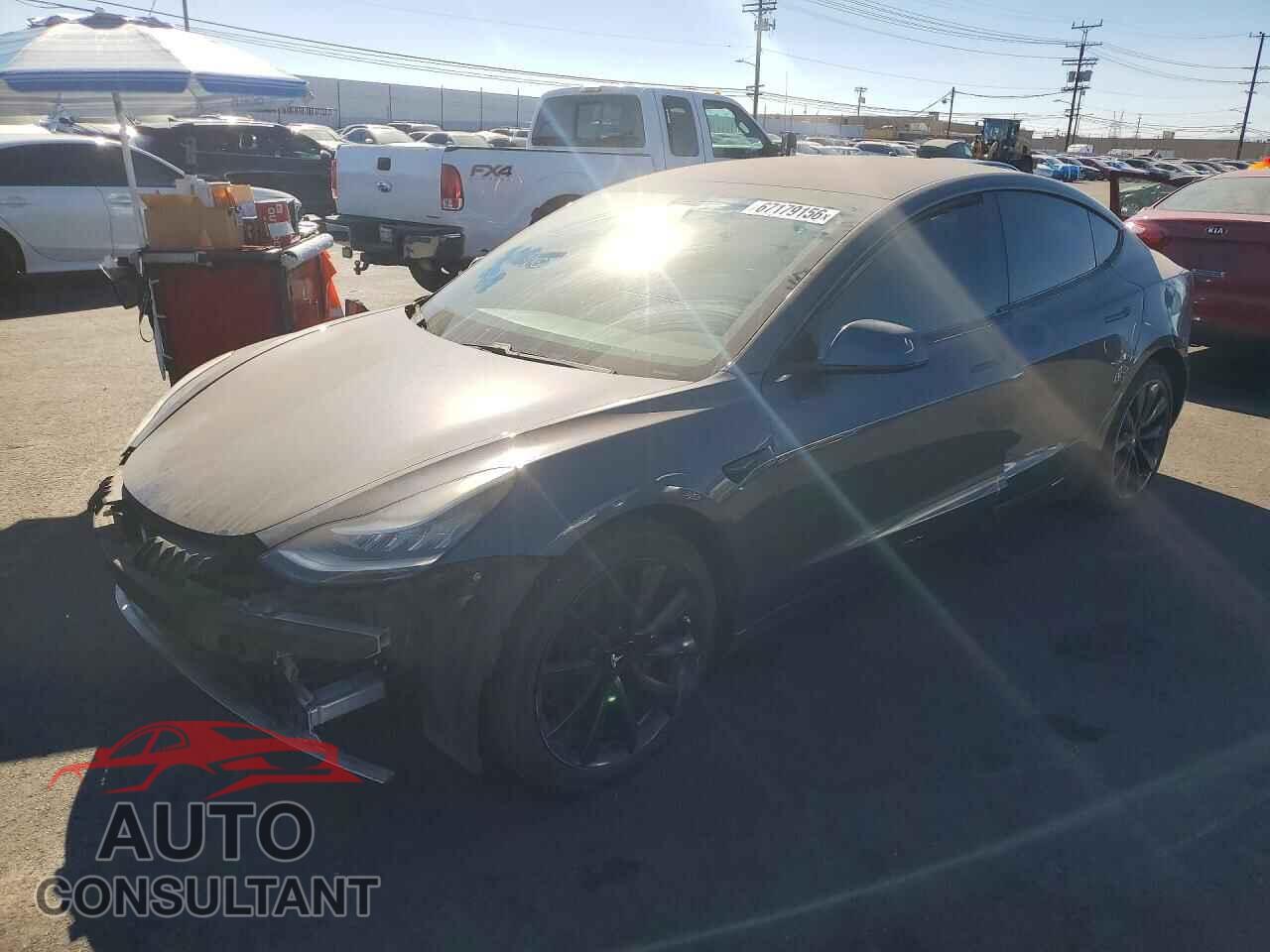 TESLA MODEL 3 2018 - 5YJ3E1EBXJF122334