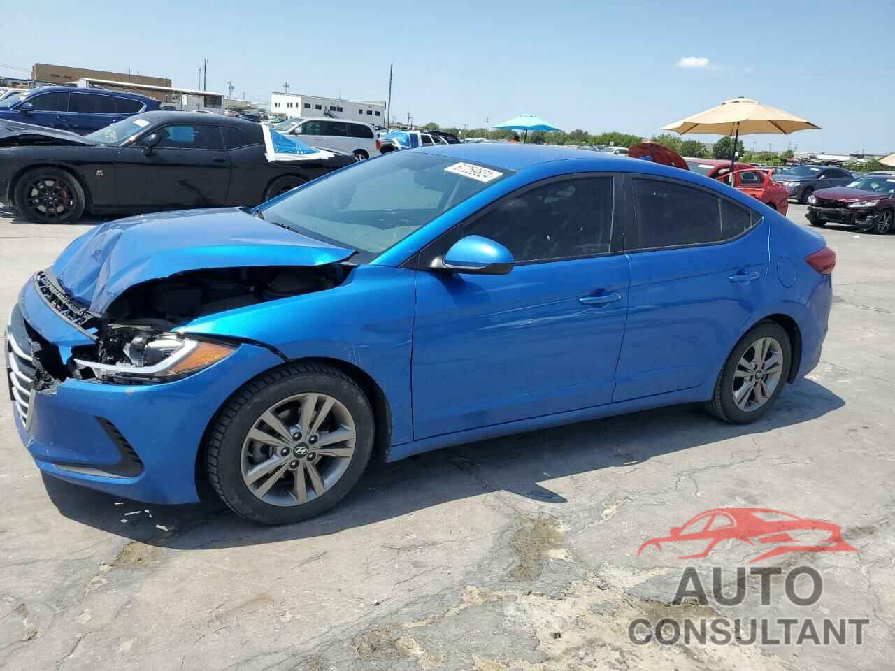 HYUNDAI ELANTRA 2017 - KMHD84LF6HU403093