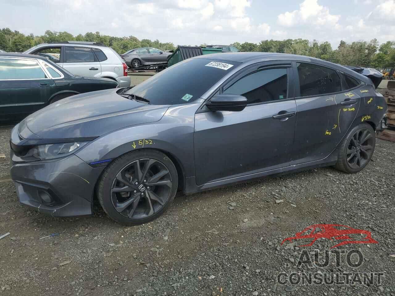 HONDA CIVIC 2020 - 2HGFC2F89LH549501