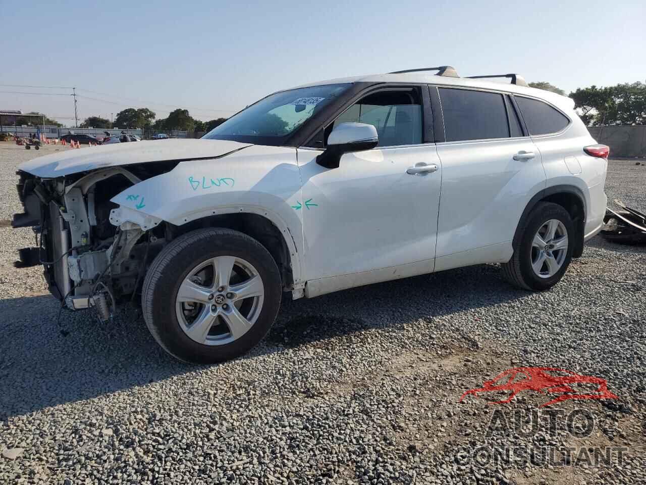 TOYOTA HIGHLANDER 2022 - 5TDZZRAH7NS141674
