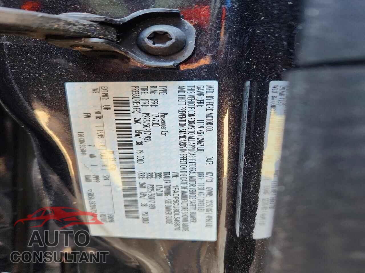 FORD CMAX 2013 - 1FADP5CU8DL549870