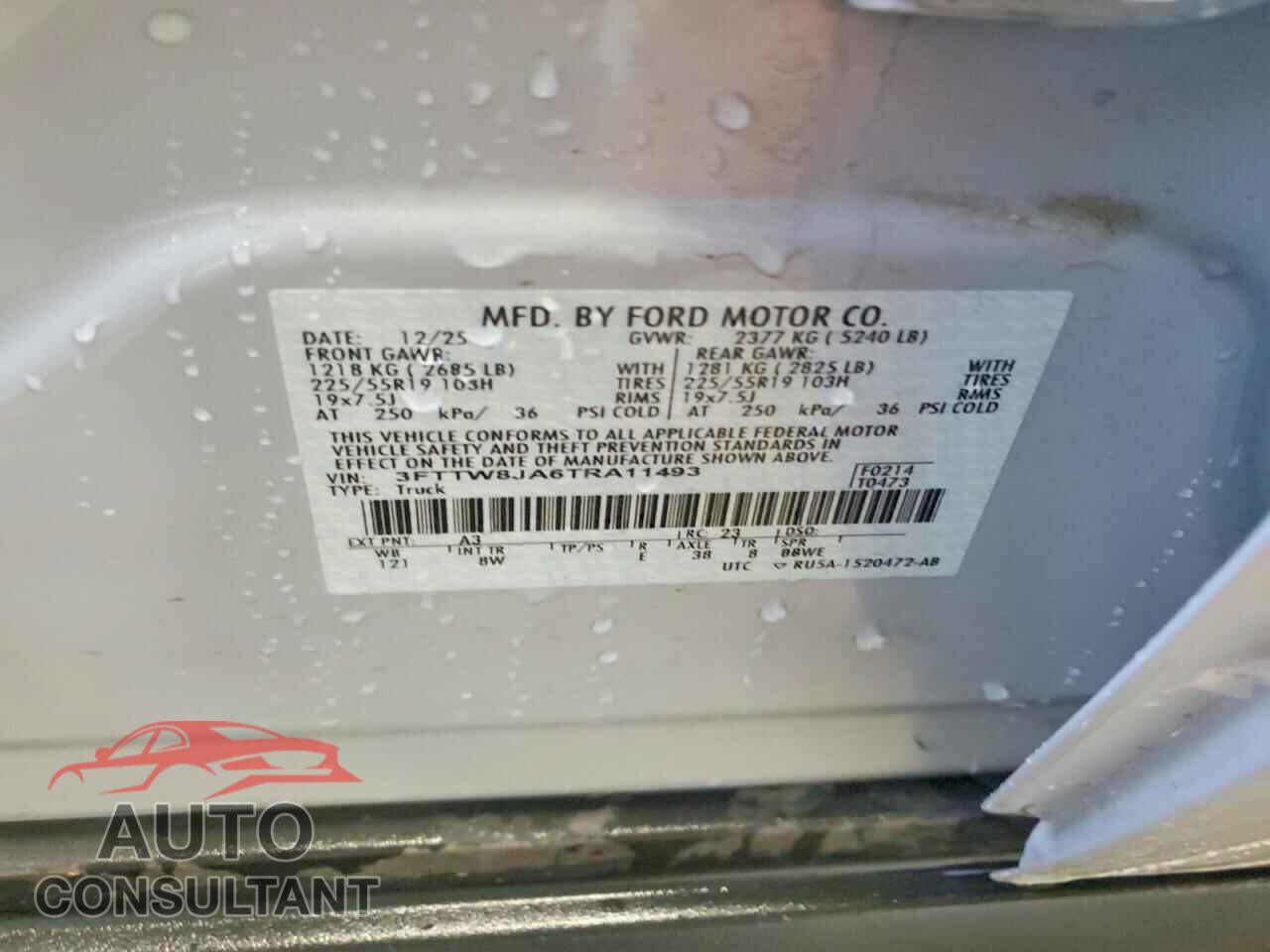 FORD MAVERICK 2026 - 3FTTW8JA6TRA11493