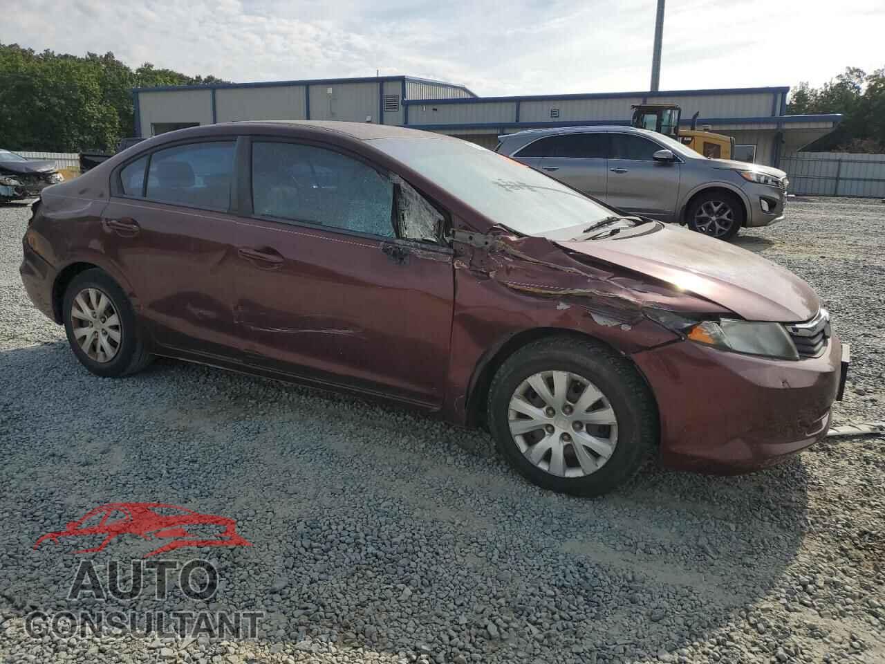 HONDA CIVIC 2012 - 19XFB2F55CE042727