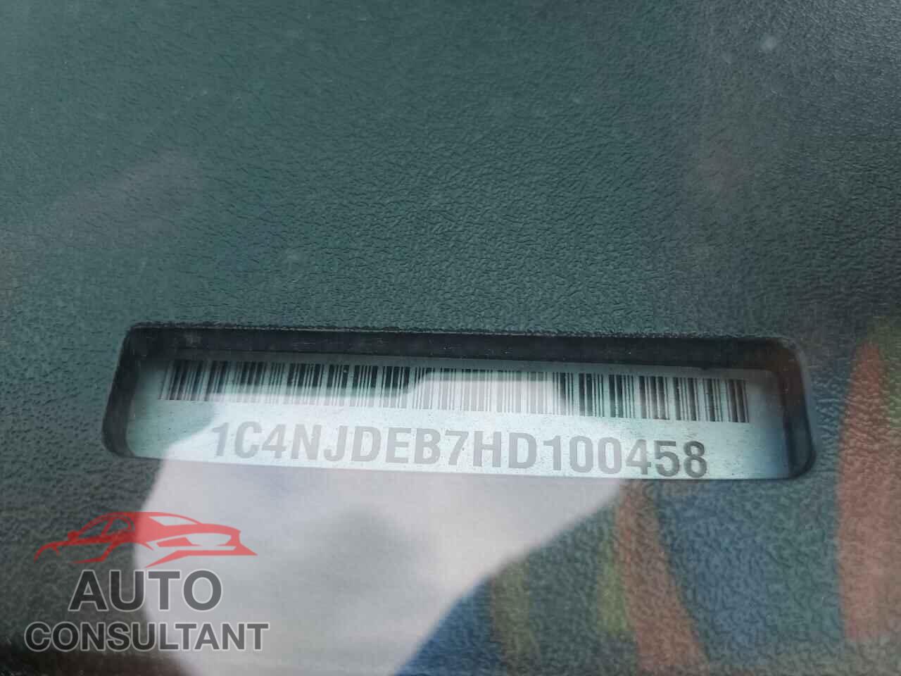 JEEP COMPASS 2017 - 1C4NJDEB7HD100458