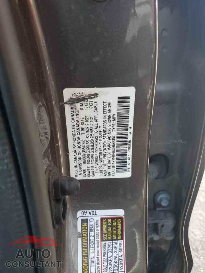 HONDA CRV 2016 - 2HKRM4H46GH686357