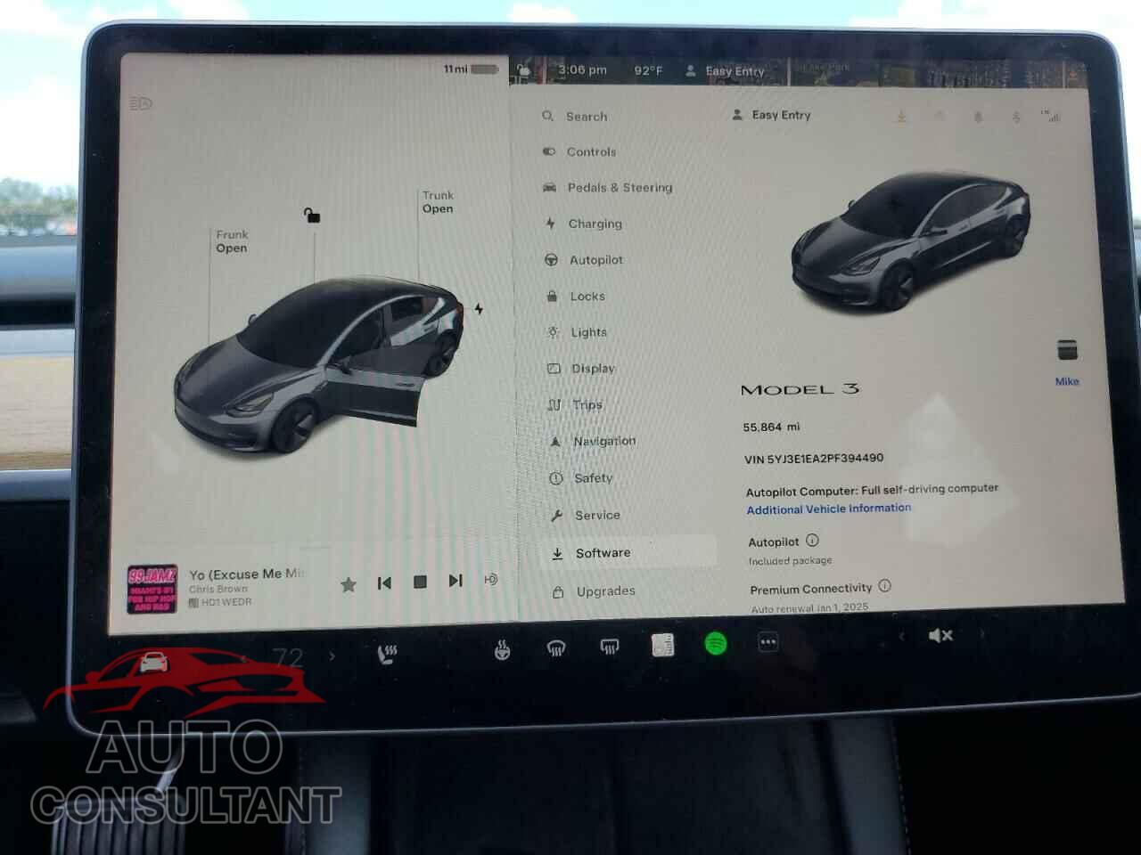 TESLA MODEL 3 2023 - 5YJ3E1EA2PF394490