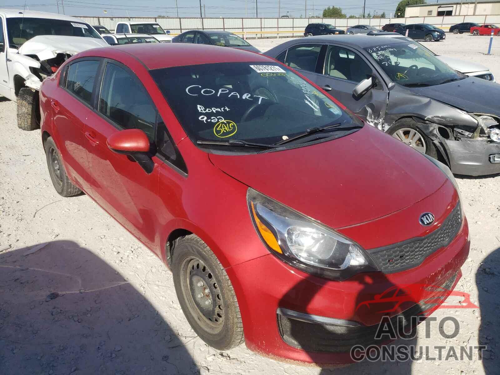 KIA RIO 2017 - KNADM4A38H6006284