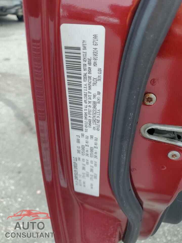 DODGE RAM 1500 2012 - 1C6RD7NT6CS184688