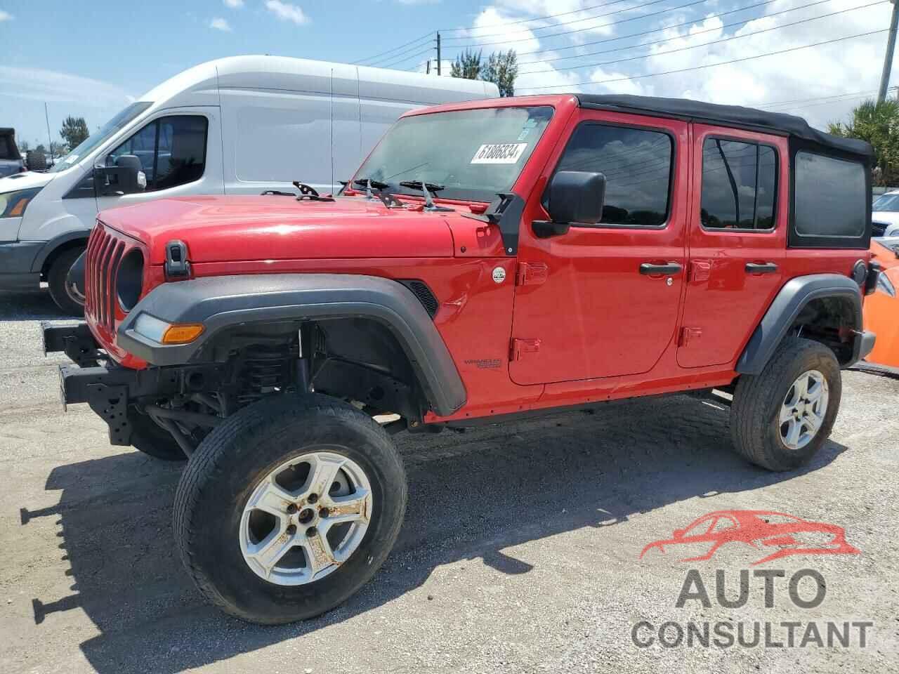 JEEP WRANGLER 2018 - 1C4HJXDG6JW109478