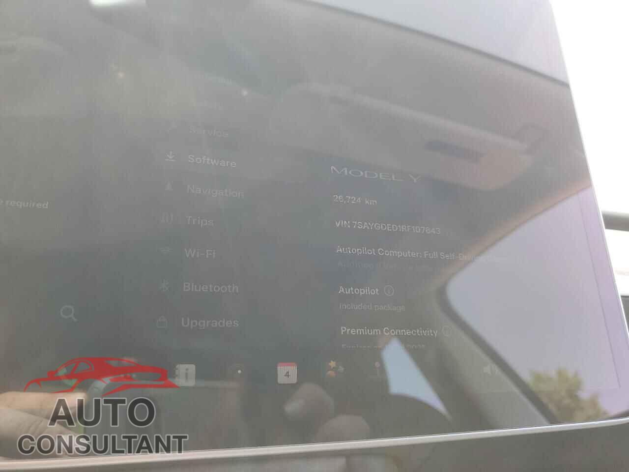 TESLA MODEL Y 2024 - 7SAYGDED1RF107643