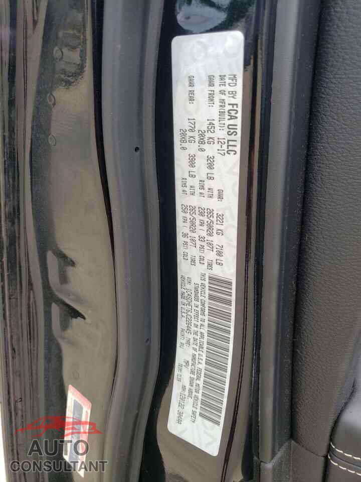 DODGE DURANGO 2018 - 1C4SDHET6JC226445