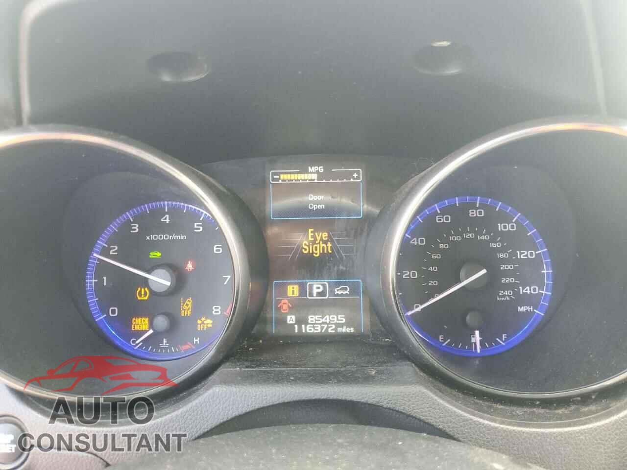 SUBARU OUTBACK 2016 - 4S4BSBNC7G3269165