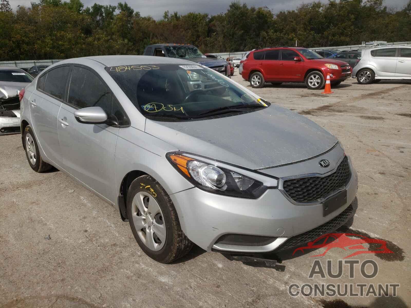 KIA FORTE 2016 - KNAFK4A62G5484553