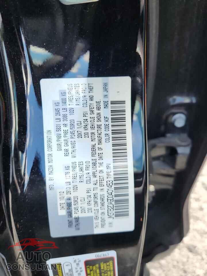 MAZDA CX-9 2013 - JM3TB2DA9D0401453