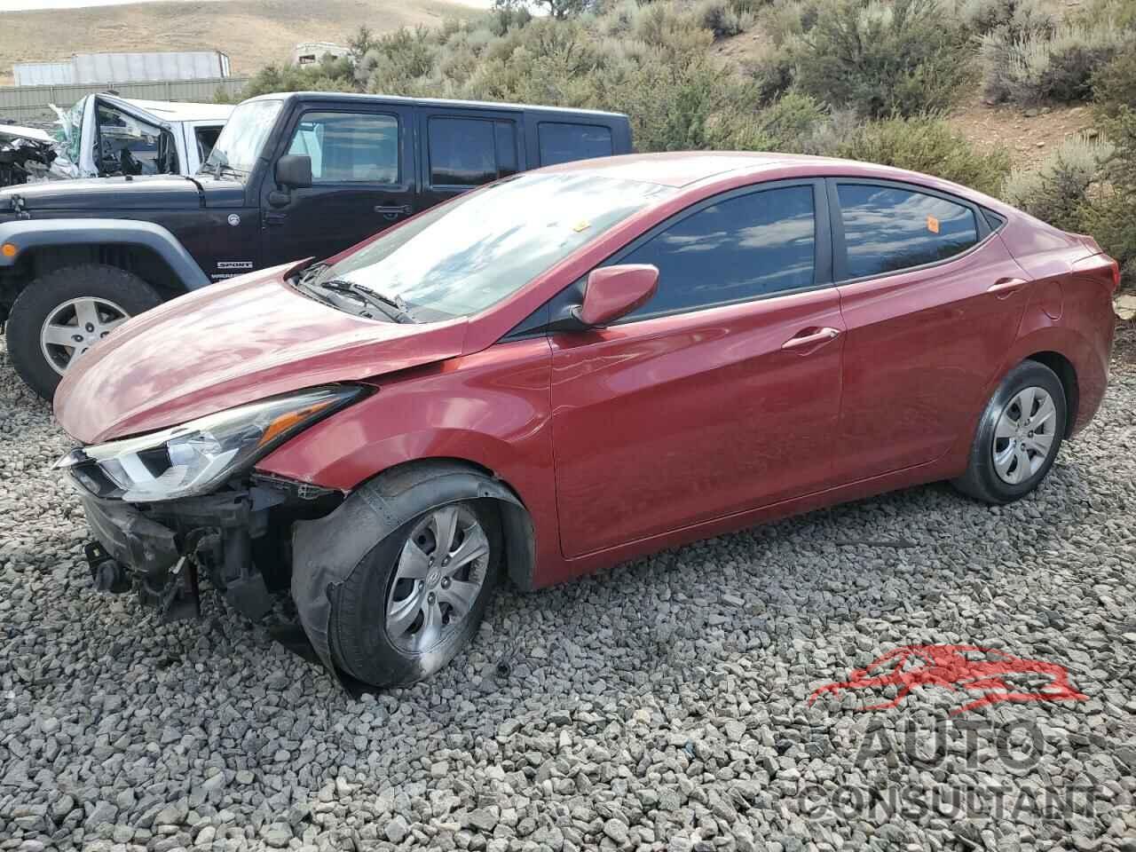 HYUNDAI ELANTRA 2016 - 5NPDH4AEXGH740065