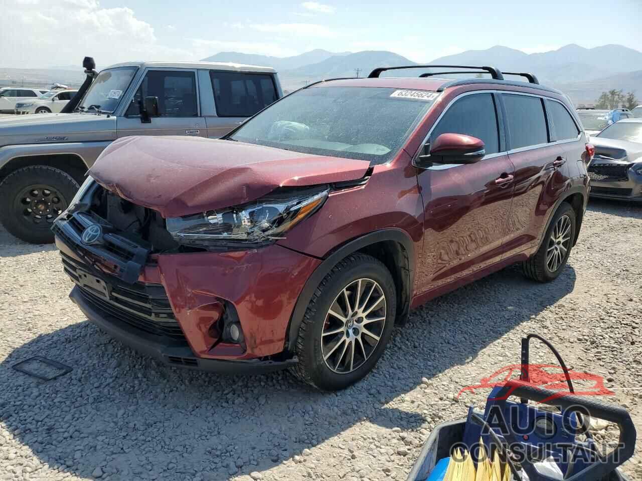 TOYOTA HIGHLANDER 2018 - 5TDJZRFH1JS550835