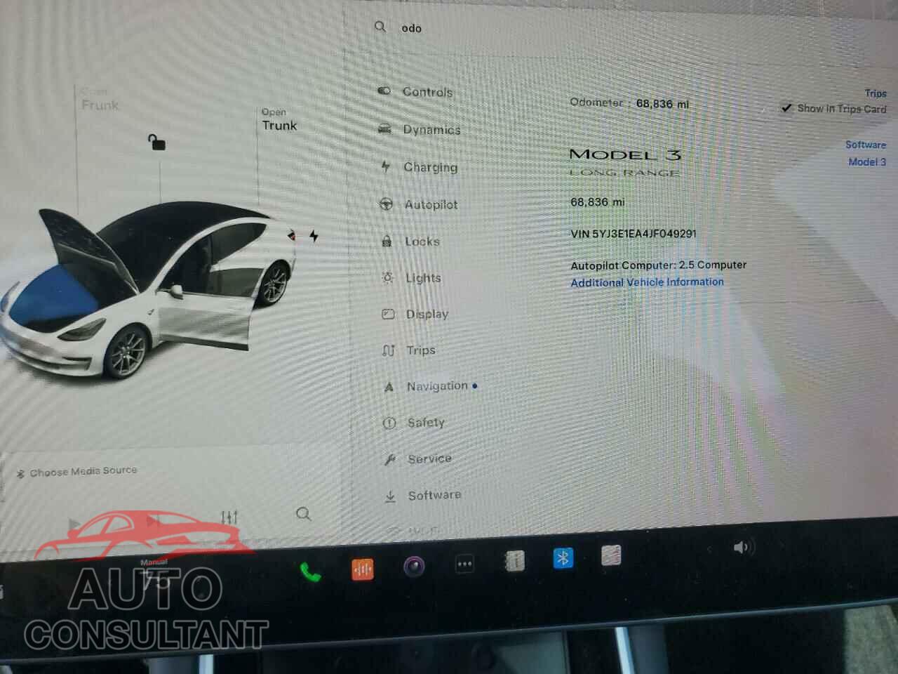 TESLA MODEL 3 2018 - 5YJ3E1EA4JF049291