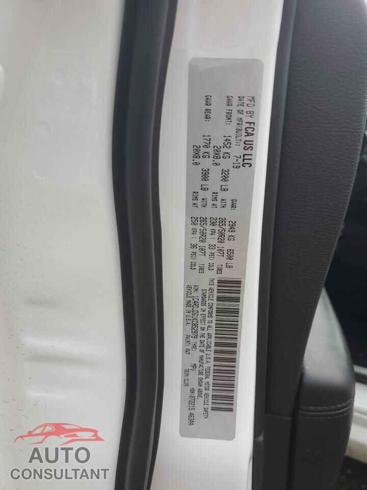 DODGE DURANGO 2019 - 1C4RDJDG1KC852979