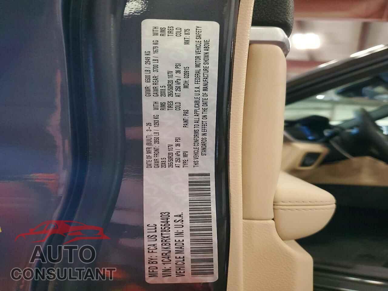 JEEP CHEROKEE 2026 - 1C4RJKBRXT8564403