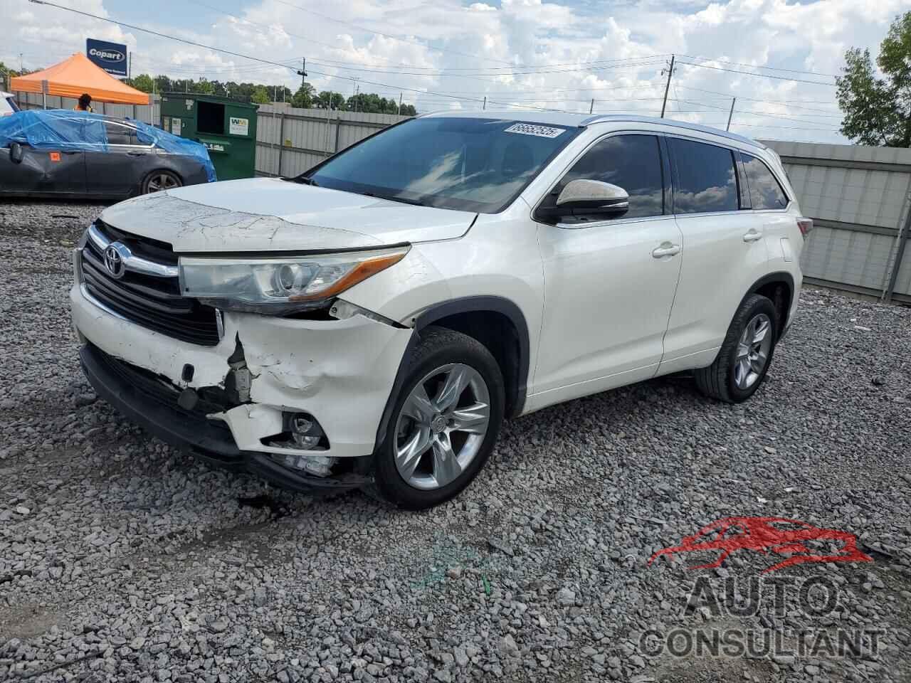 TOYOTA HIGHLANDER 2014 - 5TDYKRFH6ES018859