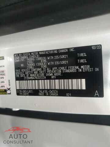LEXUS RX350 2024 - 2T2BAMBA7RC025334
