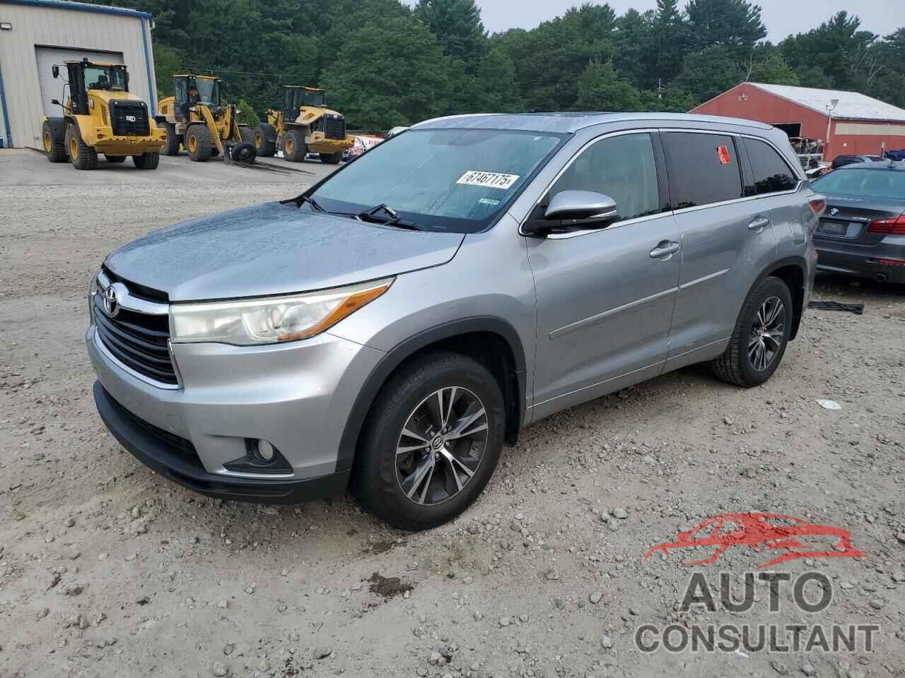 TOYOTA HIGHLANDER 2016 - 5TDJKRFH0GS265850
