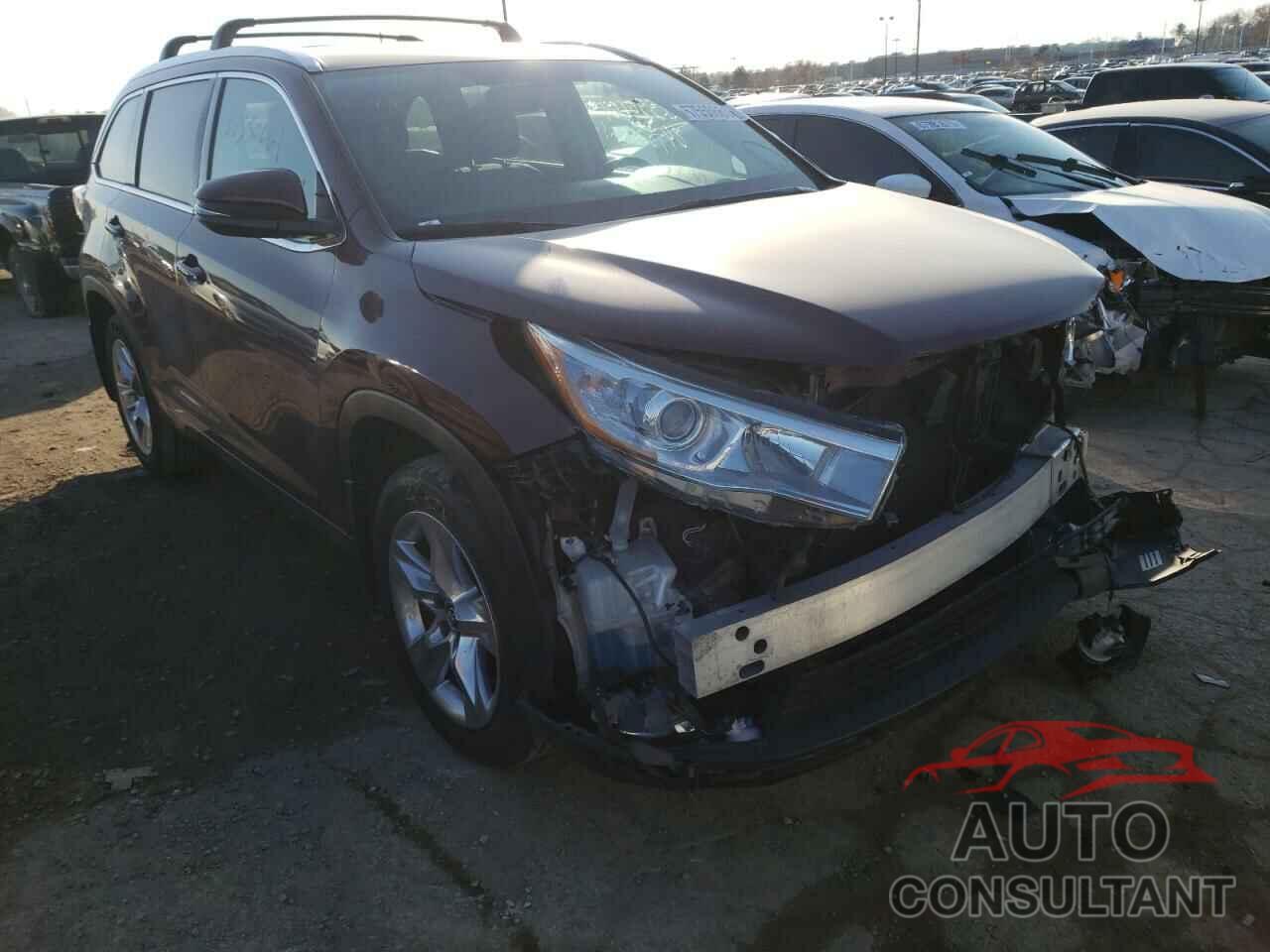 TOYOTA HIGHLANDER 2016 - 5TDDKRFH9GS321801
