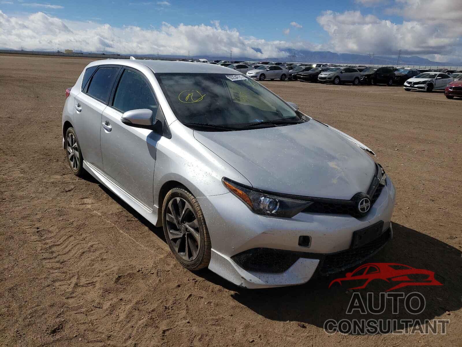 TOYOTA SCION 2016 - JTNKARJE7GJ510317