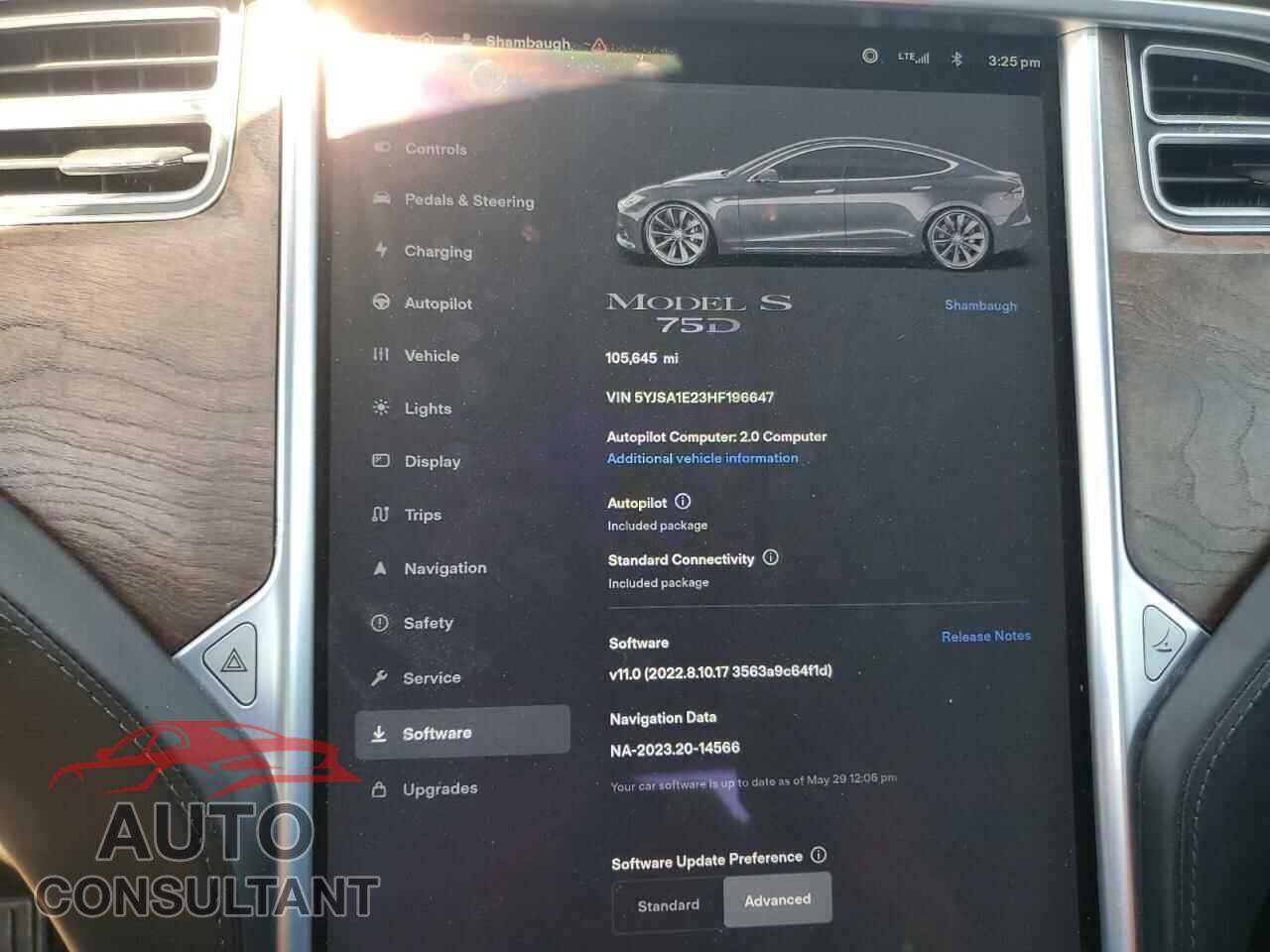 TESLA MODEL S 2017 - 5YJSA1E23HF196647
