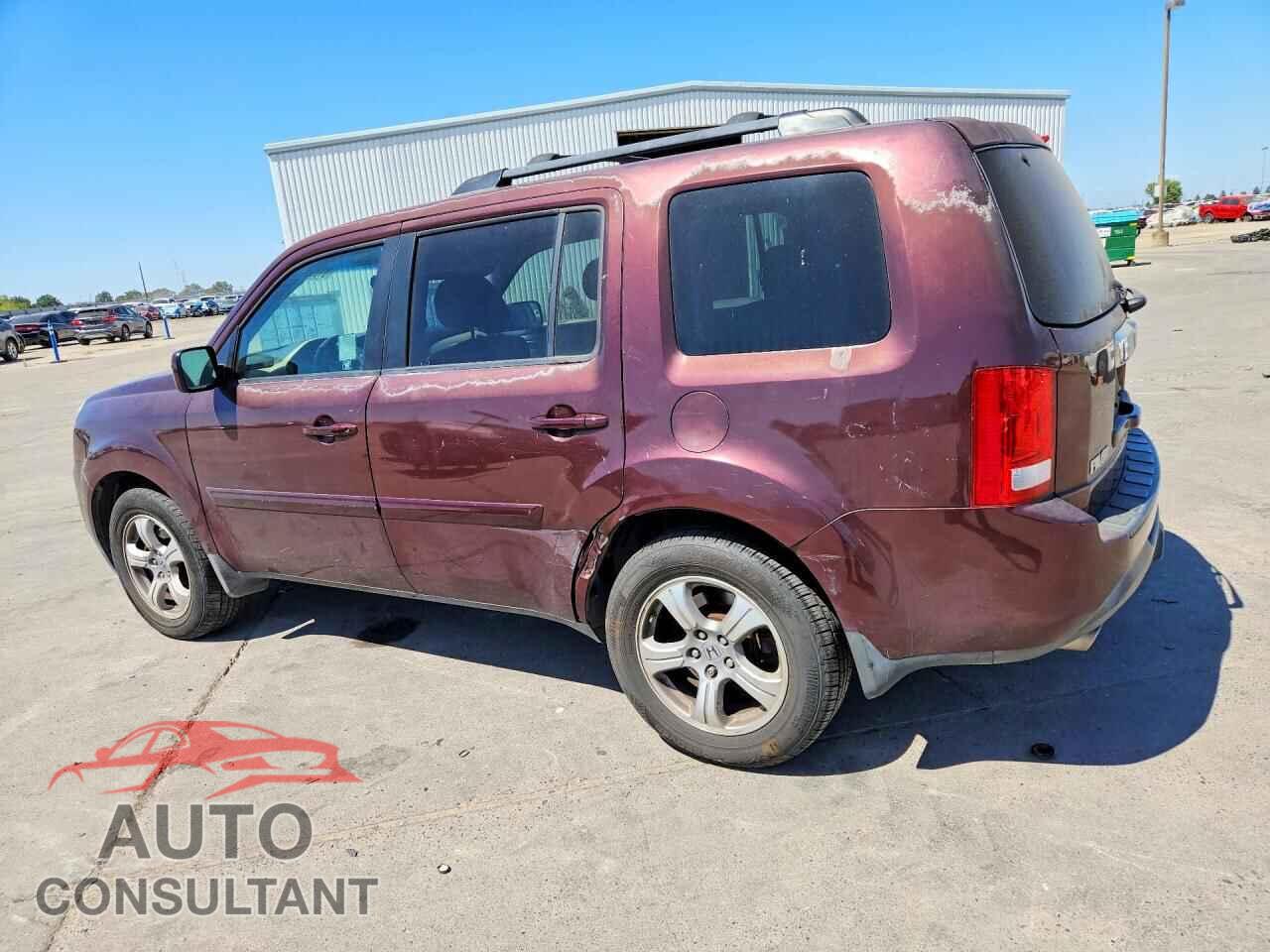 HONDA PILOT 2012 - 5FNYF3H45CB012001