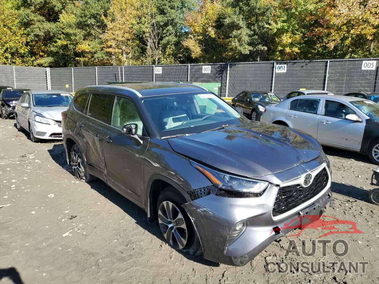 TOYOTA HIGHLANDER 2022 - 5TDGZRBH5NS584122