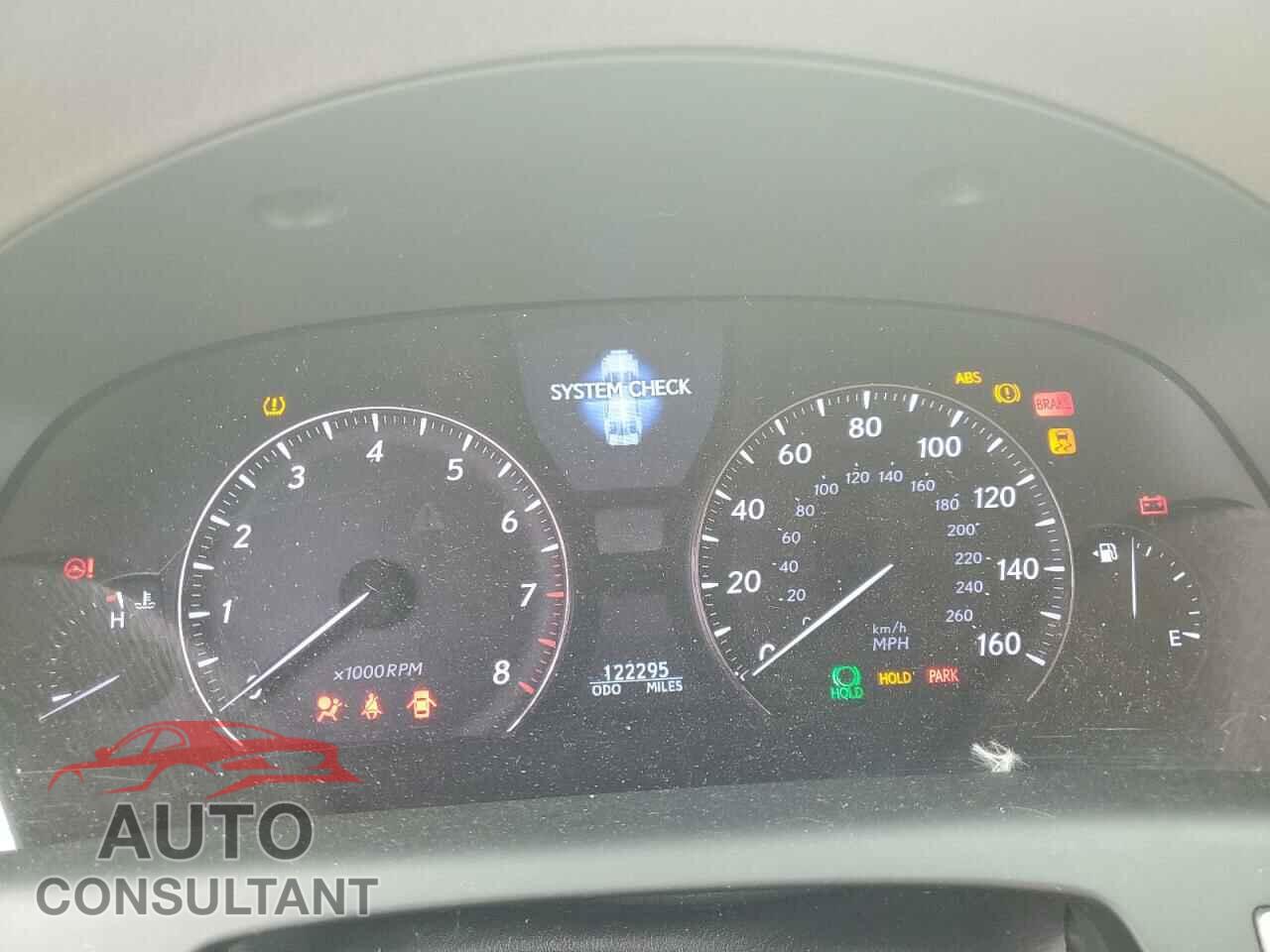 LEXUS LS460 2012 - JTHGL5EF1C5046393