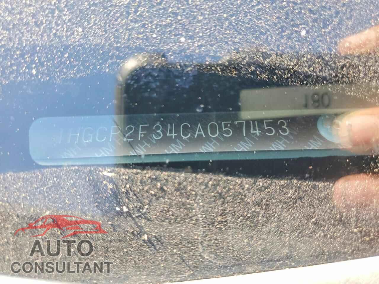 HONDA ACCORD 2012 - 1HGCP2F34CA057453