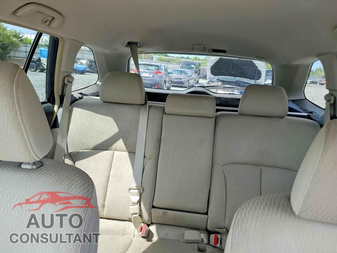 SUBARU OUTBACK 2012 - 4S4BRCCC7C3282447