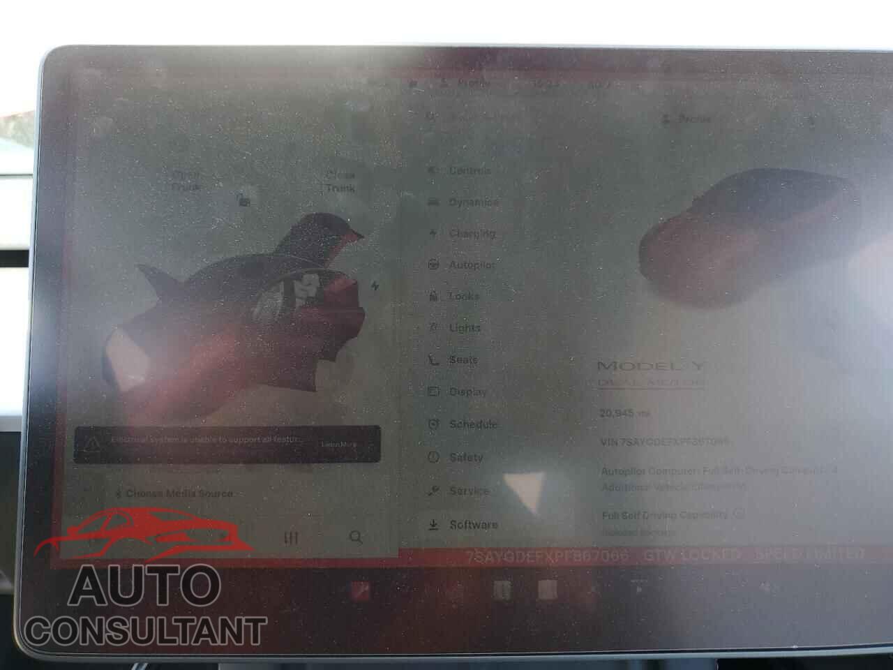 TESLA MODEL Y 2023 - 7SAYGDEFXPF867066