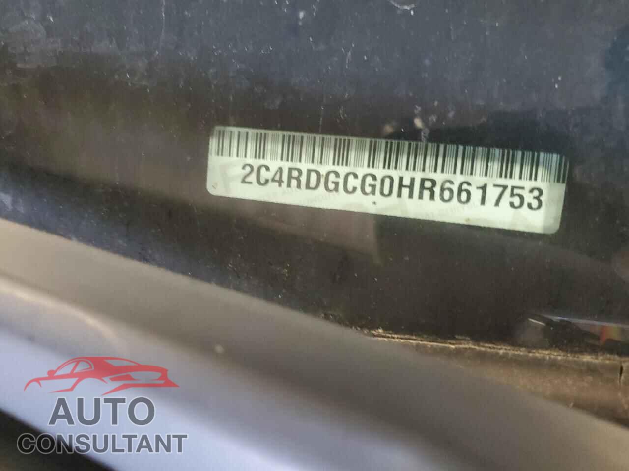 DODGE CARAVAN 2017 - 2C4RDGCG0HR661753