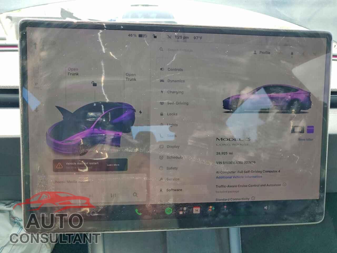 TESLA MODEL 3 2025 - 5YJ3E1EA3SF027476
