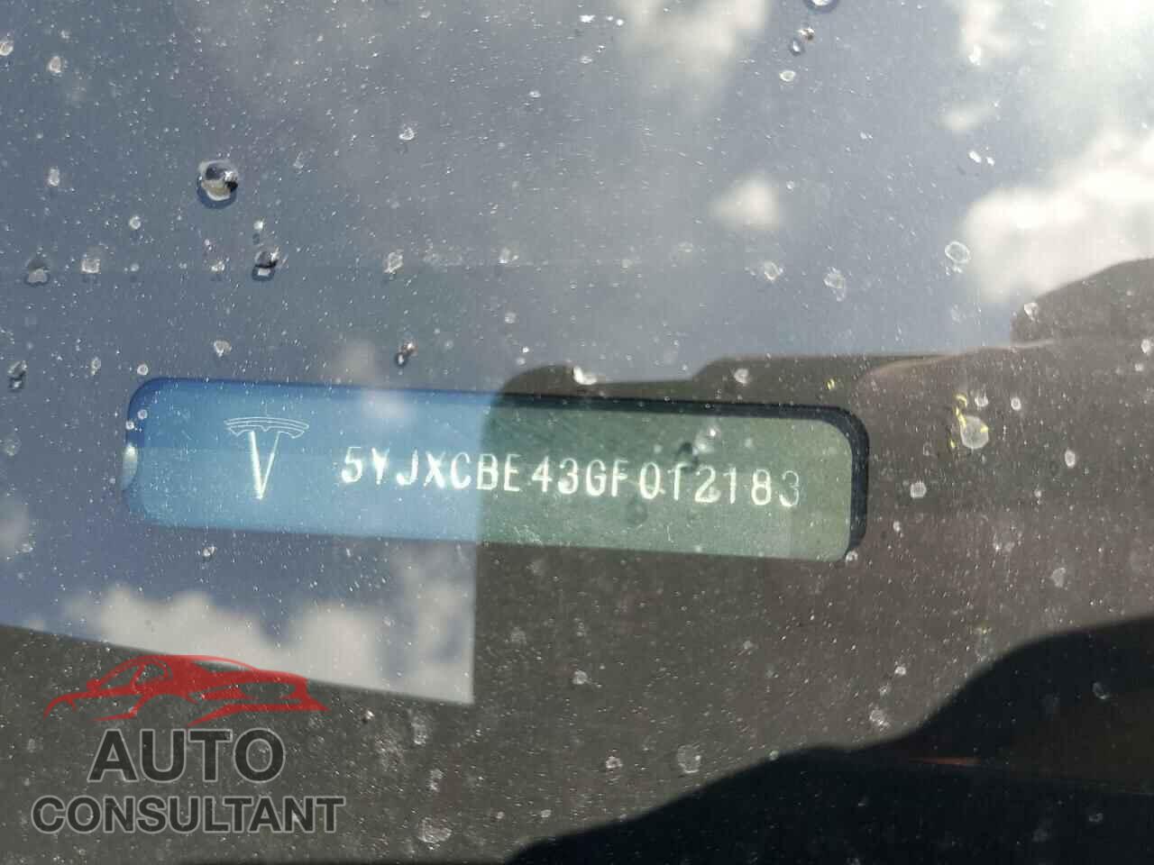 TESLA MODEL X 2016 - 5YJXCBE43GF012183
