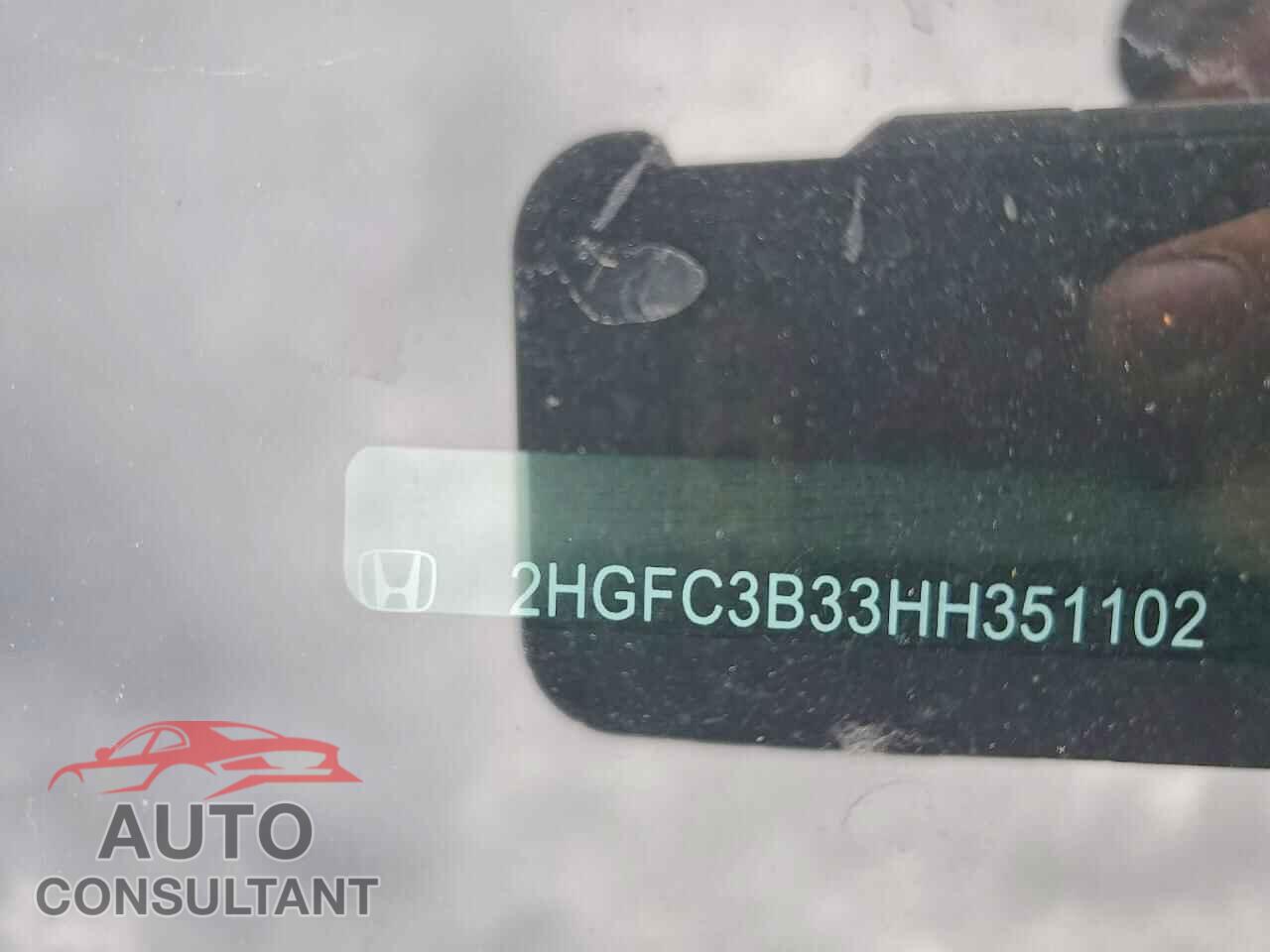 HONDA CIVIC 2017 - 2HGFC3B33HH351102