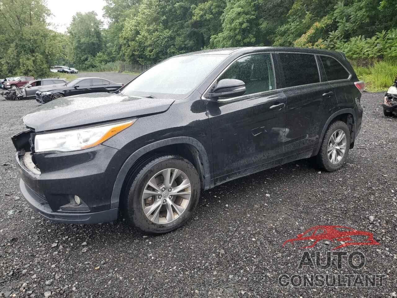 TOYOTA HIGHLANDER 2015 - 5TDBKRFH7FS114023