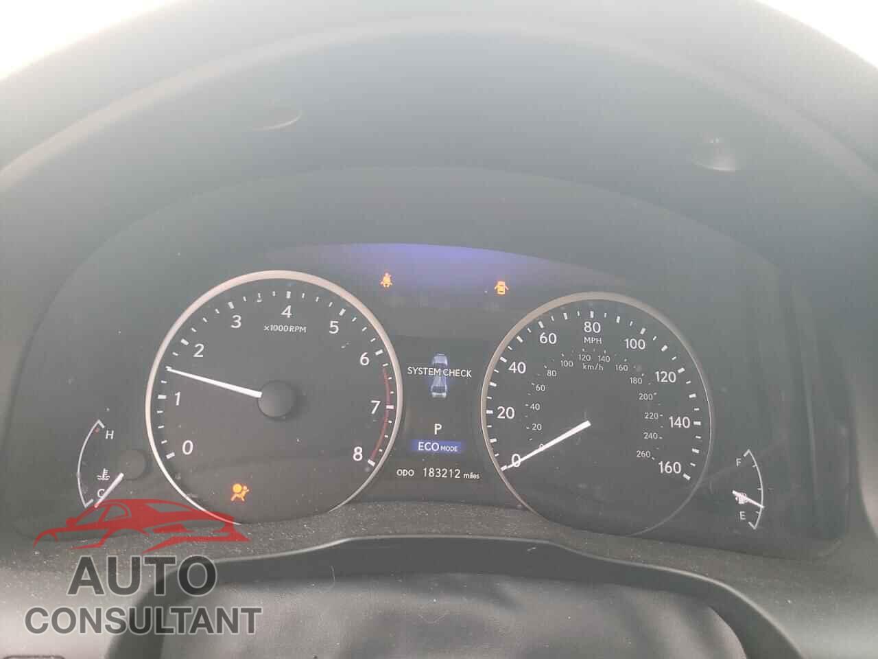 LEXUS ES350 2013 - JTHBK1GG0D2061868