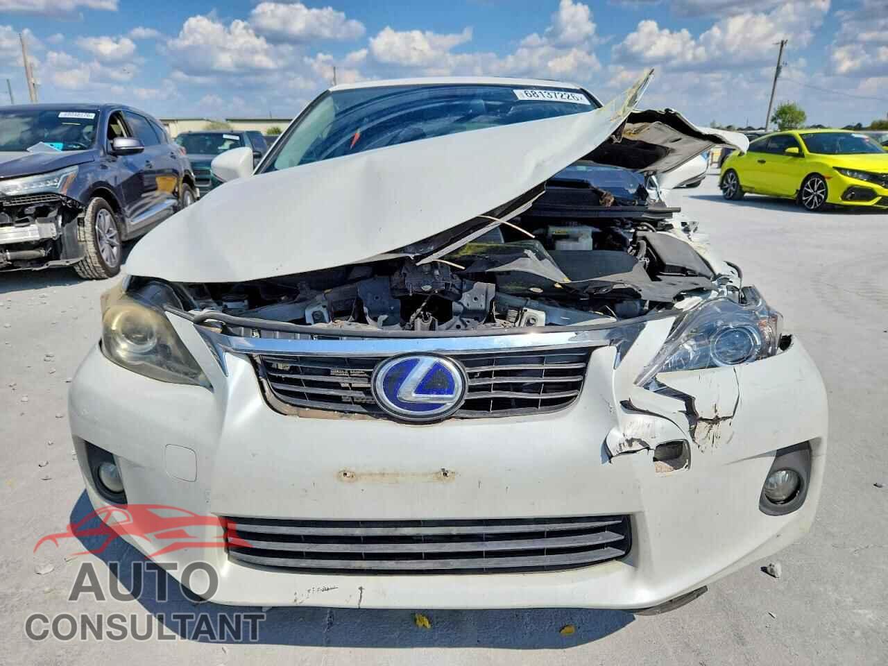 LEXUS CT 200 2012 - JTHKD5BHXC2056306