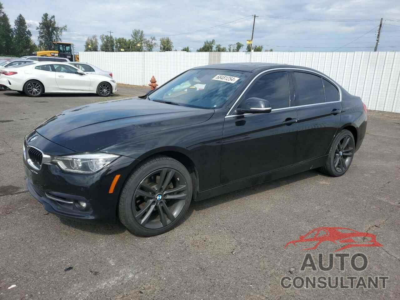 BMW 3 SERIES 2017 - WBA8D9G33HNU66447