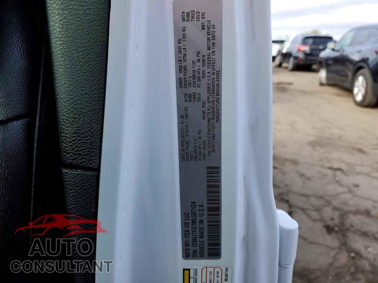 JEEP GLADIATOR 2021 - 1C6HJTFG7ML507124