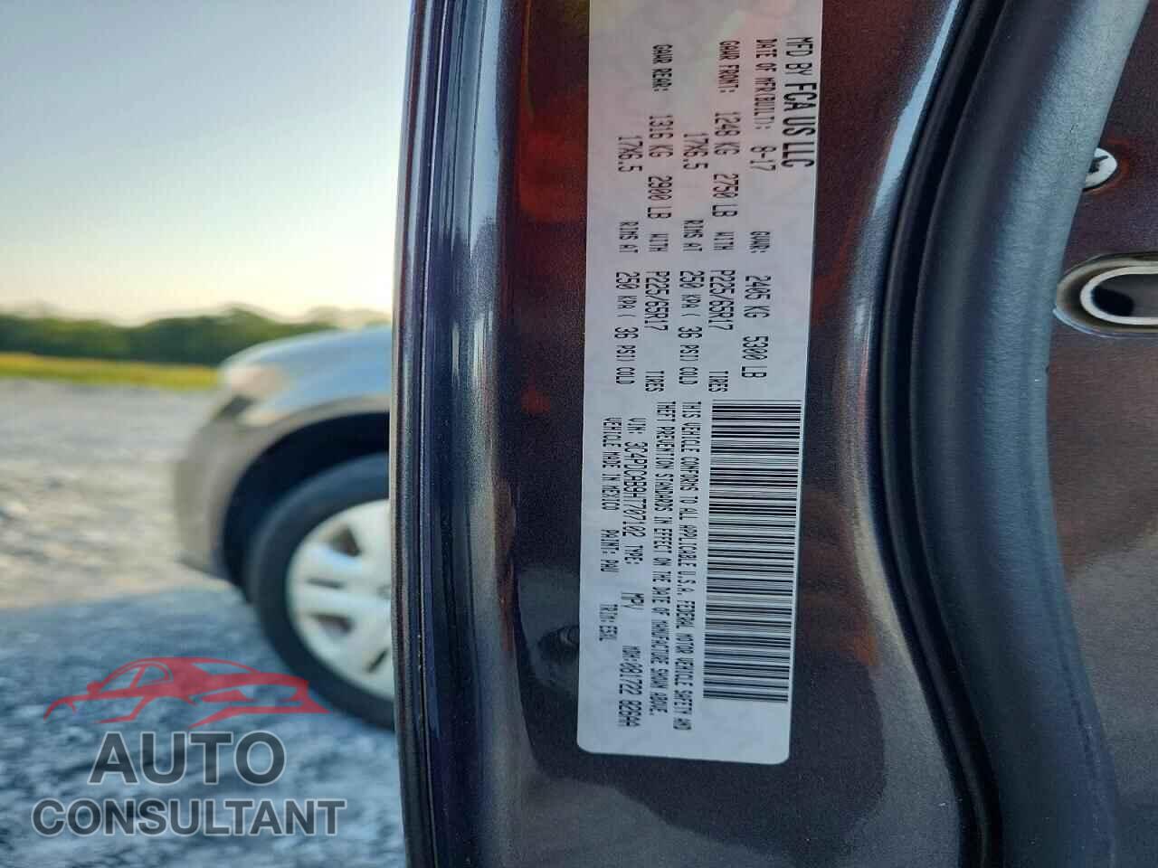 DODGE JOURNEY 2017 - 3C4PDCAB9HT707102