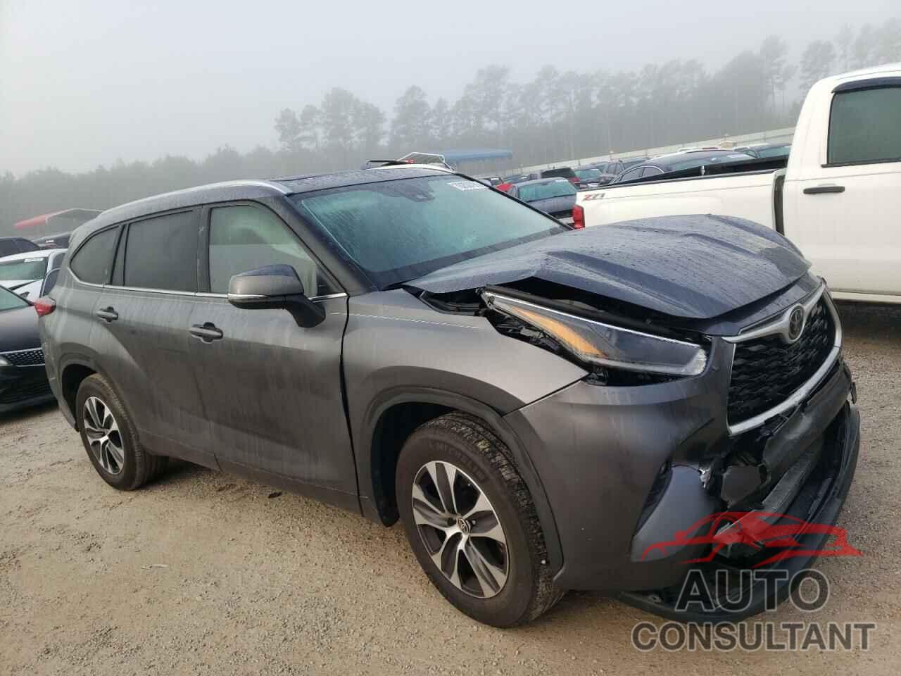 TOYOTA HIGHLANDER 2021 - 5TDGZRAH2MS038300