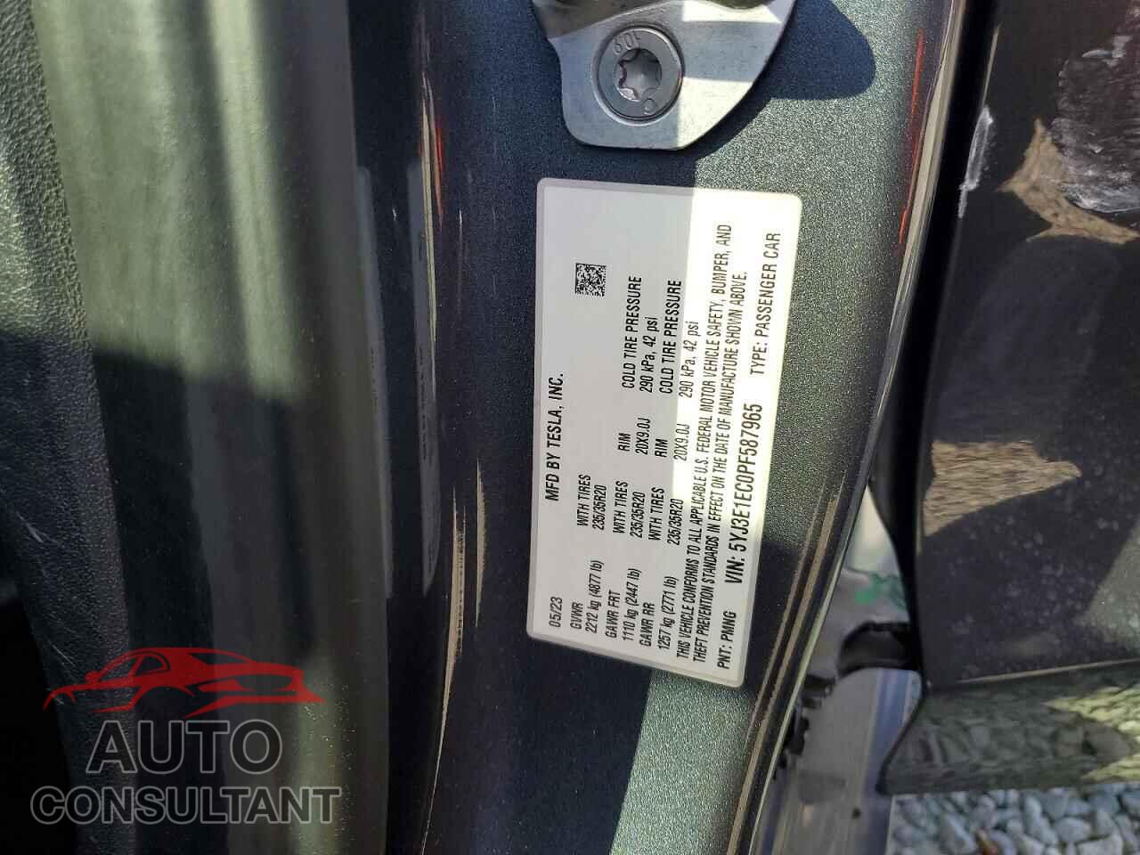 TESLA MODEL 3 2023 - 5YJ3E1EC0PF587965